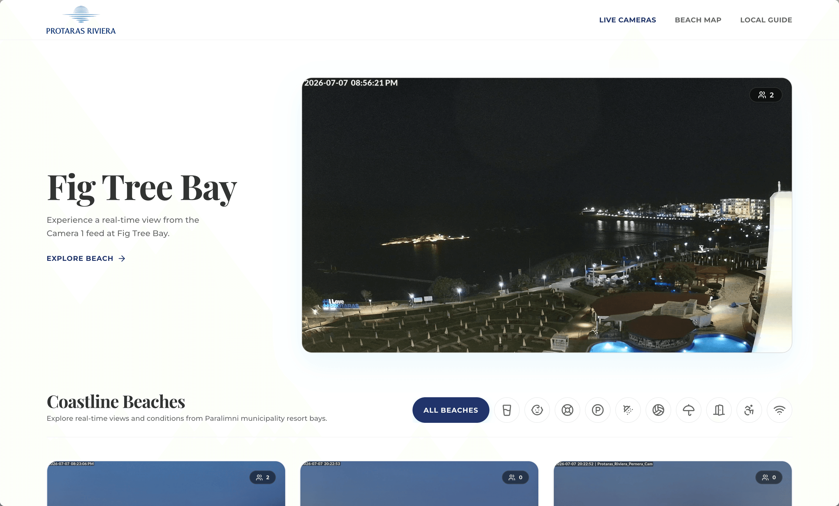 ParaliesLive Interface